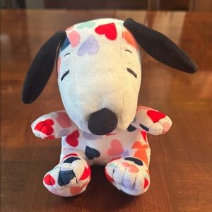 Hallmark Peanuts Gang 6" Plush Snoopy Heart to Heart Valentines Plush